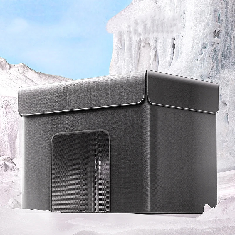 บ้านปรับอากาศแมวฤดูร้อนเครื่องมือทําความเย็นแมวรังสุนัข Igloo สุนัขโฟร์ซีซั่นแมวสัตว์เลี้ยง Igloo