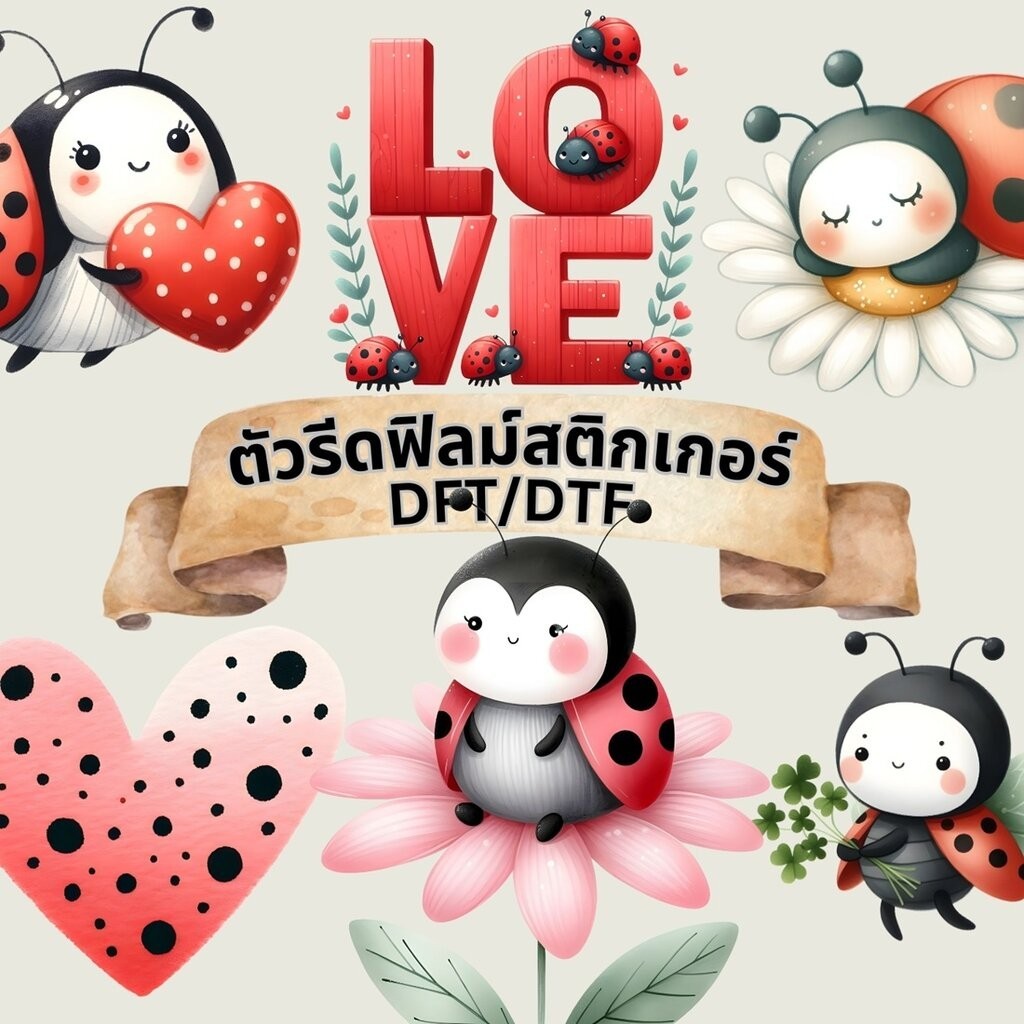 ตัวรีดติดเสื้อ เต่าทอง น่ารัก ฟิลม์รีดร้อน พิมพ์ลาย สกรีนลาย ฟิลม์ DFT DTF