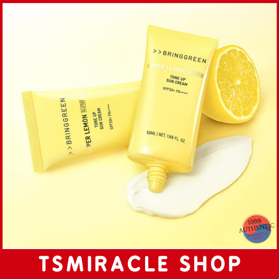 Bring Green Super Lemon Glutathione Skin Tone Up Sunscreen 50ml