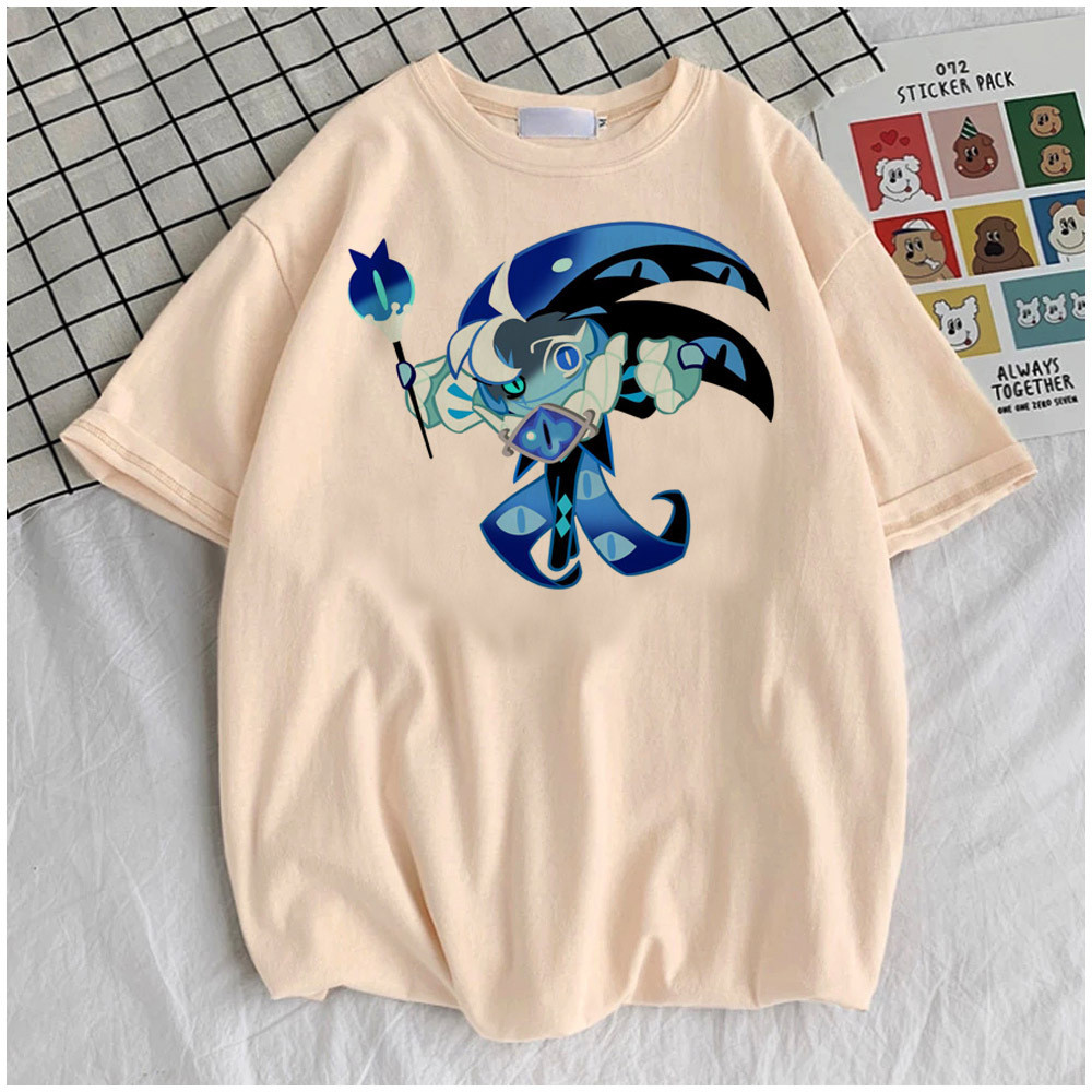Shadow Milk Cookie t เสื้อวัยรุ่น 2000s สีสันอินเทรนด์ Vintage Pastel tshirt สีสัน kawaii streetwear Psychedelic hip hop