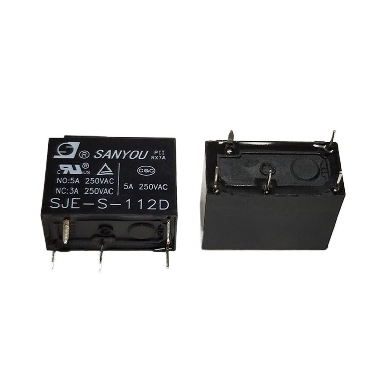 Sje-s-124d SJE-S-112D SJE-S-105D Sanyou รีเลย์พลังงานหนึ่งเปิดหนึ่งปิด 5 Pins 5A