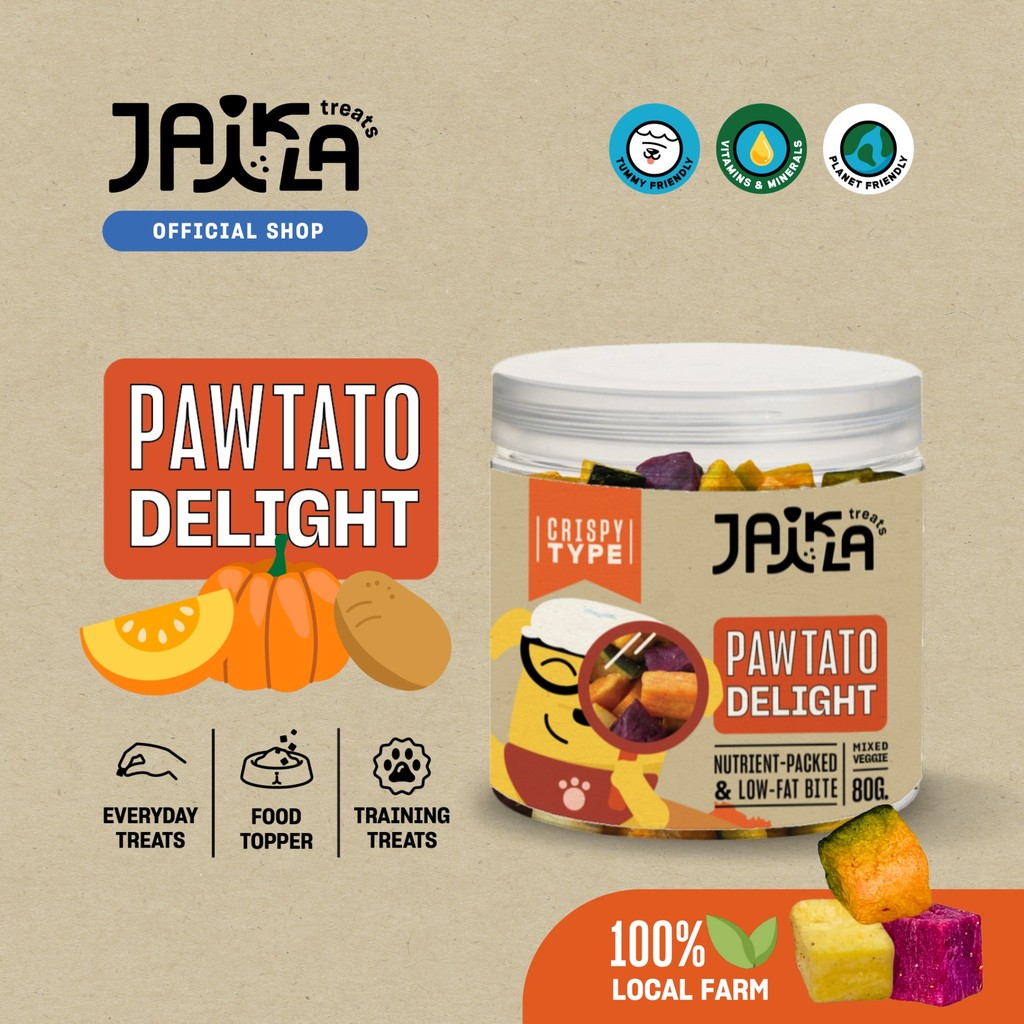 JAIKLA Pawtato Delight ขนมมันญี่ปุ่นทอดสูญญากาศ (80g)