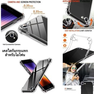 เคสใสกันกระแทก สำหรับ iPhone17E 16E SE4 SE3 SE2 8 7 6s 5 5s  Case TPU เป็นซิลิโคนเเบบนิม กันรอยกล้อง สวย ทนทาน