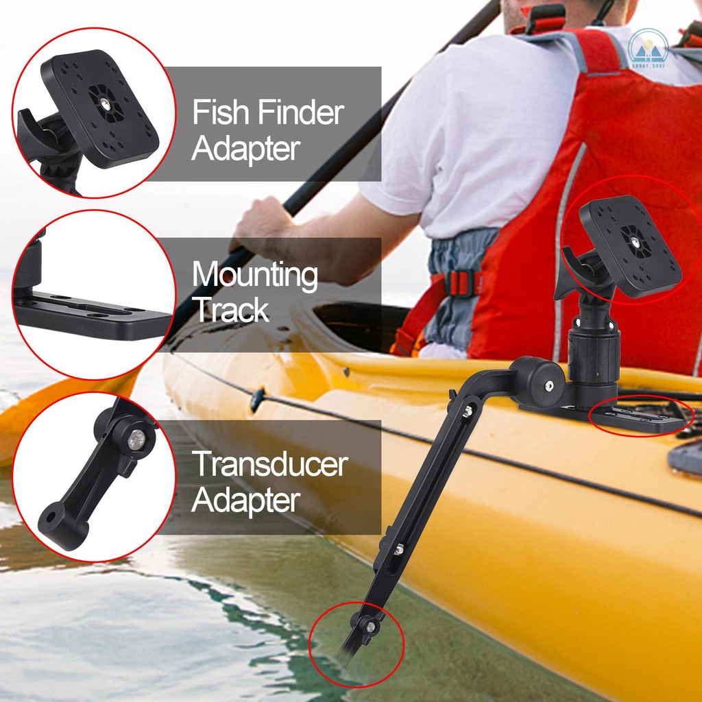 Kayak Fish Finder แผ่นยึด Kayak เรือ Transducer ติดตั้งแขน Fish Finder Mount ฐานอะแดปเตอร์ - รูปที่ 6