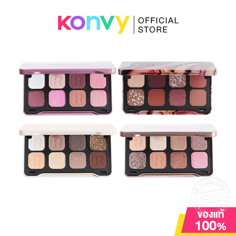 Makeup Revolution Forever Dynamic 8g เมคอัพ รีโวลูชั่น พาเลทอายแชโดว์ขนาดมินิ