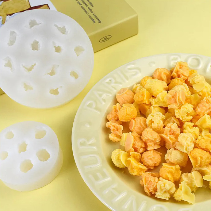 1 ชิ้น Popcorn Series แม่พิมพ์ซิลิโคนสําหรับ DIY ช็อกโกแลตสบู่ทํา
