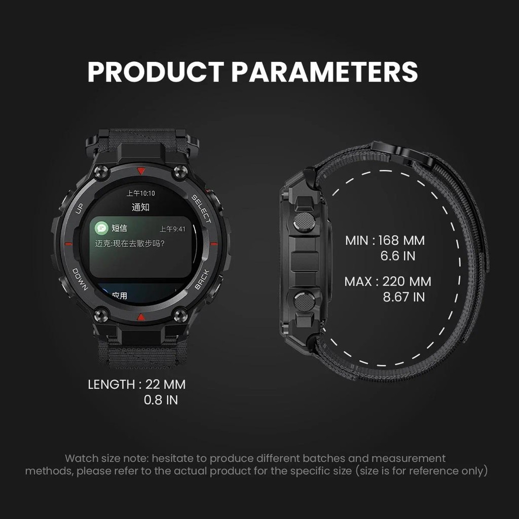 ไนลอนกีฬาสายรัดสําหรับ Amazfit T-Rex 2 3 Ultra สําหรับ Huami Amazfit Trex Pro T Rex กีฬาเข็มขัด Smartwatch สร้อยข้อมืออุปกรณ์เสริม ราคา ถูกที่สุด ดีลบีเคเค แกลเลอรีภาพที่ 6