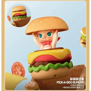 POPMART POPMART MOLLY Bread Head Series การตกแต่งกล่องลึกลับฟิกเกอร์