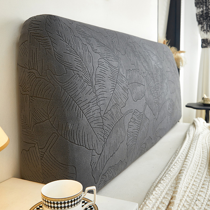 ผ้าคลุมหัวเตียง jacquard ปกสีทึบออกจาก ผ้าแจ็คการ์ด กํามะหยี่นุ่มกันฝุ่นความสะดวกสบายเตียงปกปลอกหัวเตียงกลับป้องกันหัวเตียงป้องกัน 5ฟุต 6ฟุต ราคา ถูกที่สุด ดีลบีเคเค แกลเลอรีภาพที่ 9