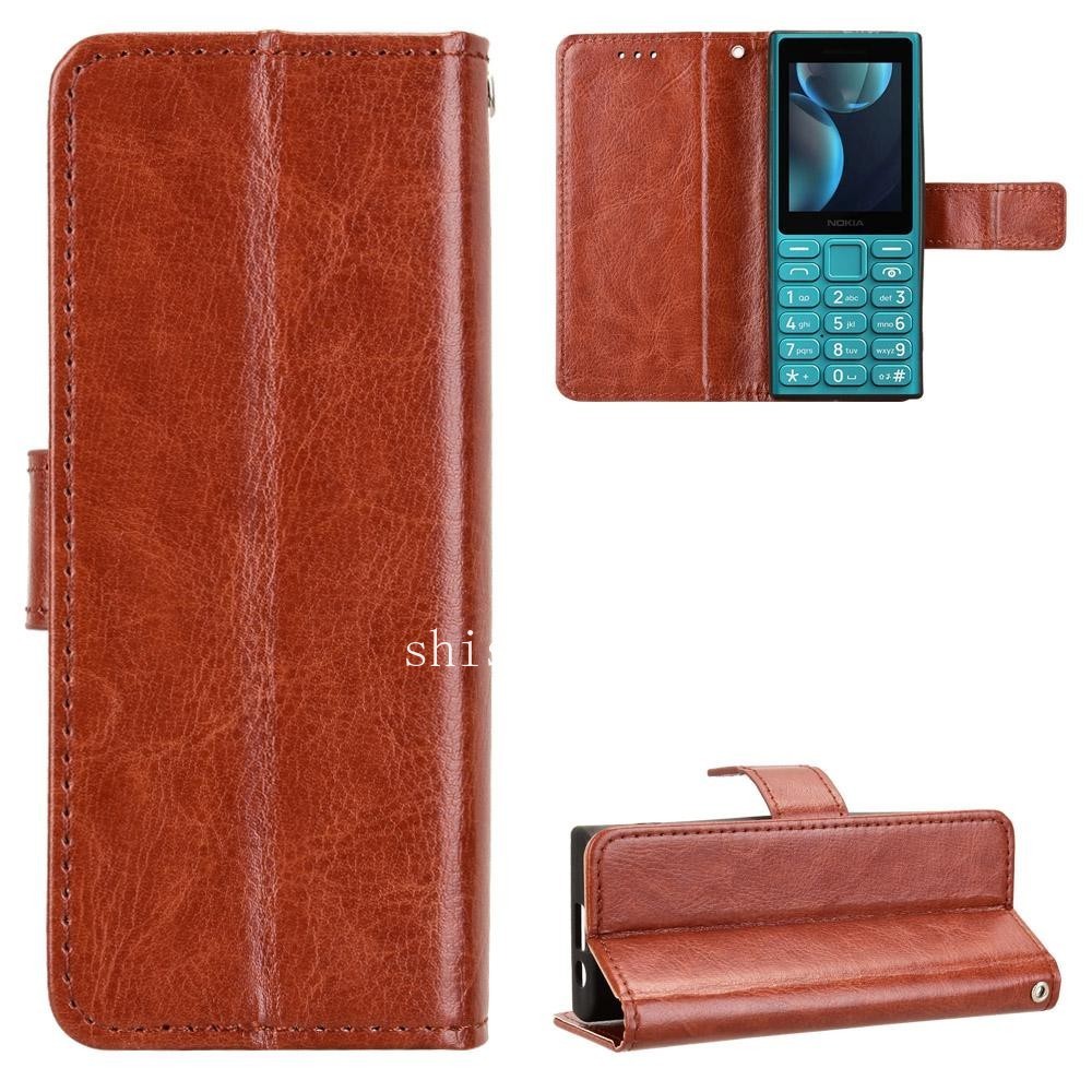 สําหรับ Nokia 108 4G กรณีคลุมทั้งหมดหนังกรณีโทรศัพท์มือถือกรณี Nokia108 2024 หนังกรณีการ์ดSamsung Ga