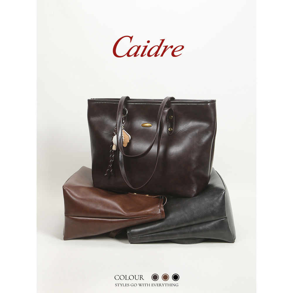 Caidre حقيبة كتف فاخرة كبيرة عصرية — صورة 3