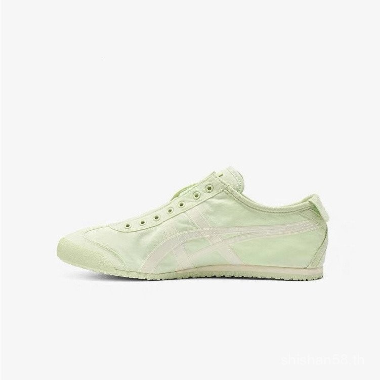 ขายด่วน Onitsuka MEXICO 66 SLIP-ON สบาย ลำลอง กันน้ำ ดูดซับแรงกระแทก ทนทาน รองเท้าวิ่งต่ำ