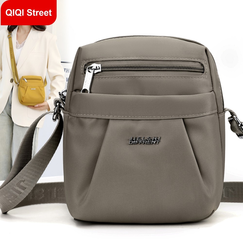 กระเป๋า ผู้สื่อสาร ใหม่คลาสสิกกันน้ําผ้าไนลอนแบบพกพาแฟชั่นกระเป๋าโทรศัพท์ผู้หญิง