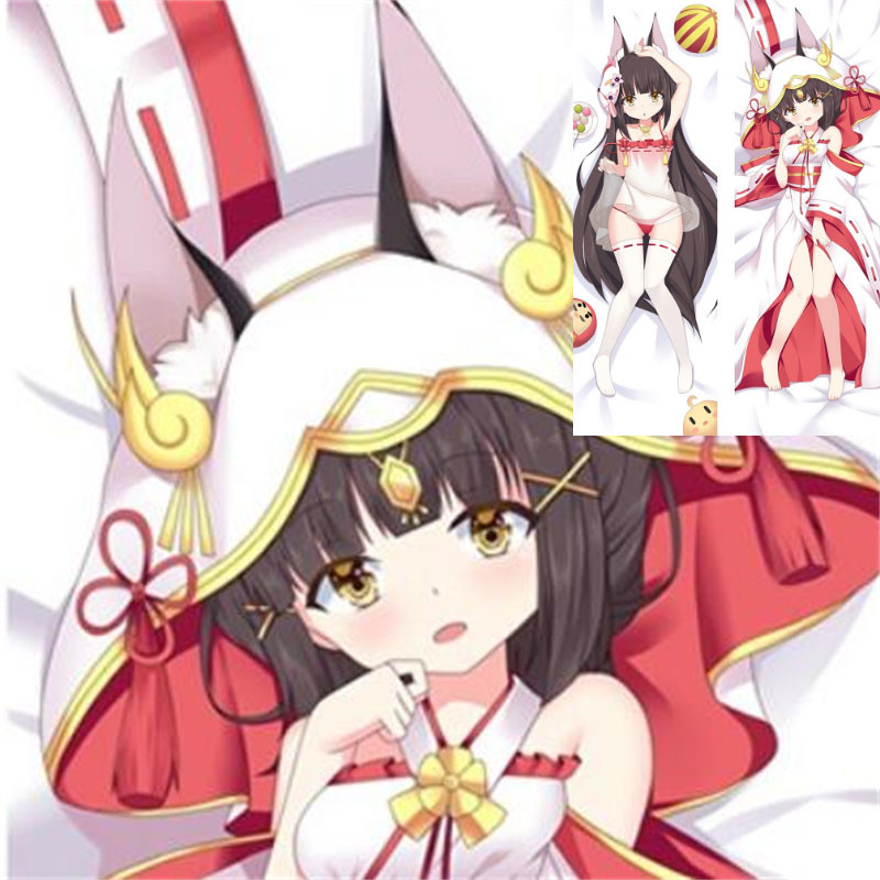 อะนิเมะ Azur Lane Dakimakura หมอนหมอนสองด้านปลอกหมอนเกมตกแต่งเบาะ