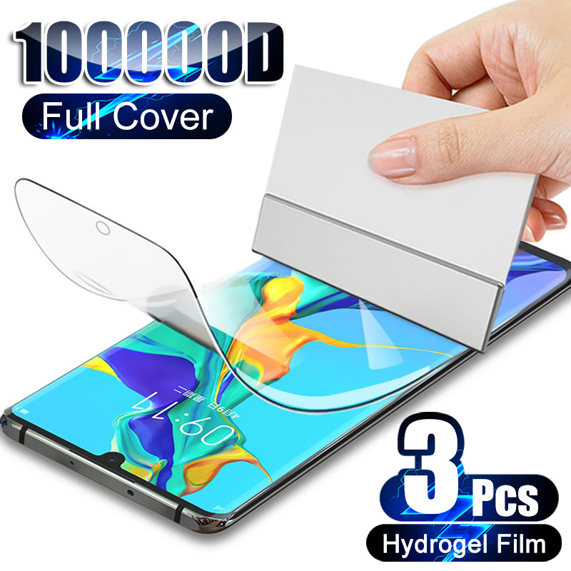 Meizu20 Note22 mblu22 3 ชิ้น 1000D Full Cover HD Clear Soft Hydrogel ฟิล์มสําหรับ Meizu Note mblu 22