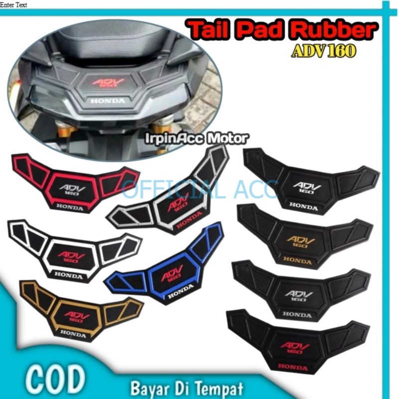 สติกเกอร์ยางแผ่นรองหาง Adv 160 Ducktail Protector Adv 160 ยางพรีเมี่ยม
