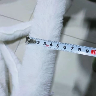 ริบบิ้นขนปุยเทียม หนา 5CM ตกแต่งเสื้อผ้า DIY ขนาด 1 เมตร หลากสี นุ่มฟู งานแฮนด์เมดคุณภาพสูง