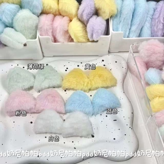 หูตกแต่ง DIY วัสดุเสริม พัดลมลูกไม้ฝาครอบบัตรแฮนด์เมดอุปกรณ์เสริม