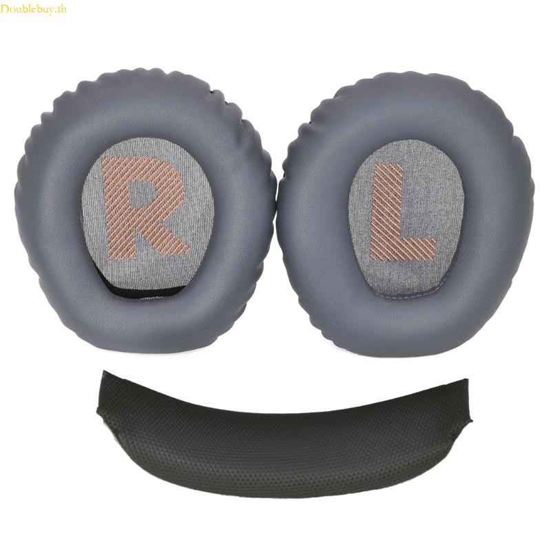 Doublebuy เปลี่ยนแผ่นรองหูฟังเบาะรองนั่งอะไหล่แผ่นรองหูฟังสําหรับ JBL-Quantum 100
