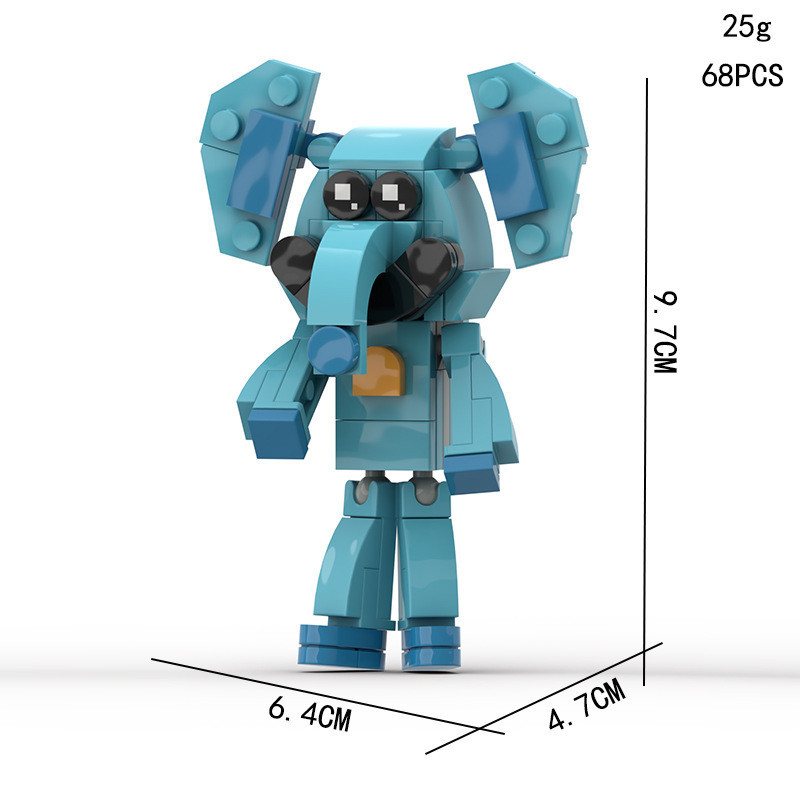 ตัวต่อเลโก้ Catnap poppy playtime 3 โมเดลตุ๊กตาแมวยิ้ม ขนาดเล็ก แฮนด์เมด สําหรับตกแต่ง