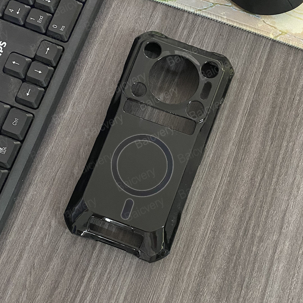 Oukitel WP33 Pro / Oukitel WP36 กรณีคุณภาพสูง TPU ซิลิคอนแม ่ เหล ็ กวงกลมไร ้ สายชาร ์ จกันกระแทกปลอกป ้ องกัน