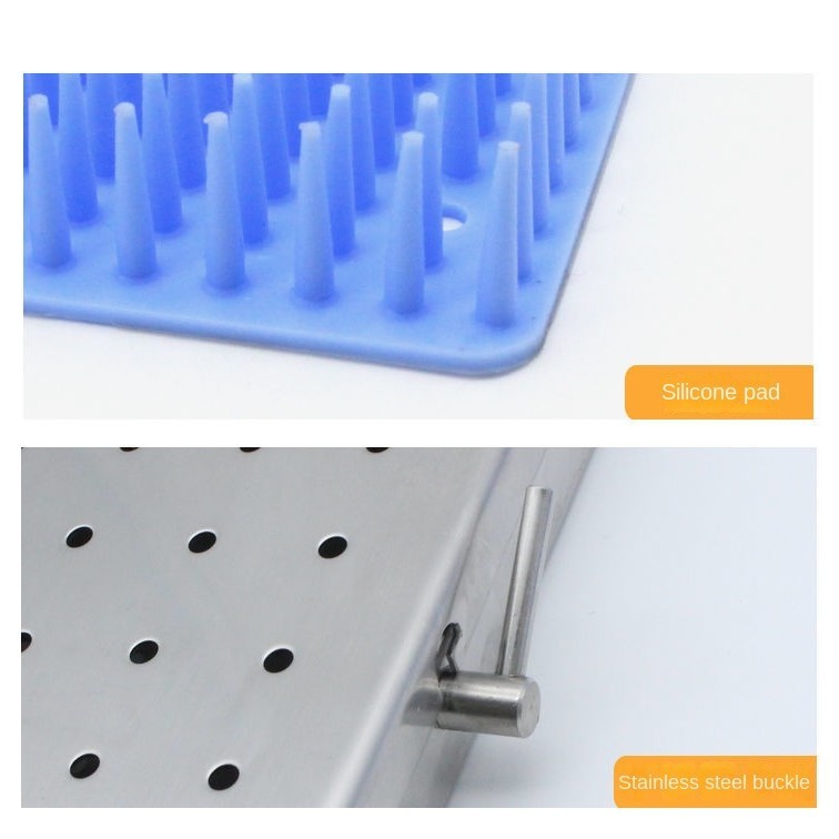 กล่องฆ่าเชื้อ พร้อมแผ่นซิลิโคน สําหรับผ่าตัดตา - รูปที่ 3