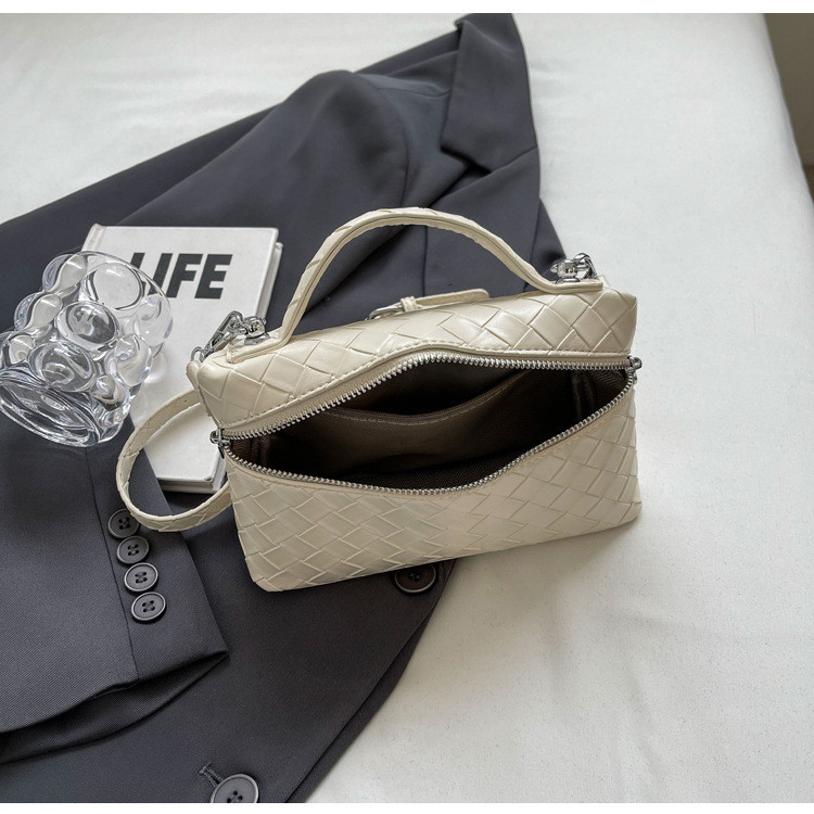 กระเป๋าสะพายไหล่ลําลอง ทรงสี่เหลี่ยม ขนาดเล็ก แฟชั่นสําหรับสตรี - รูปที่ 7