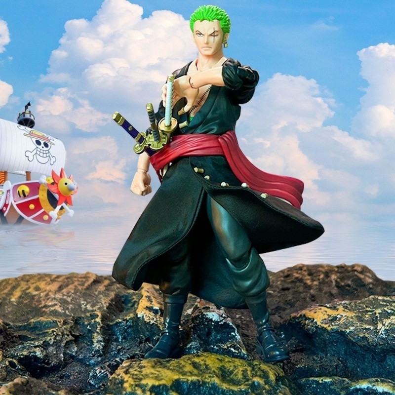 Shf One Piece Zoro กระโปรงเคลื่อนย้ายได้ไม่มีรุ่น WOIY