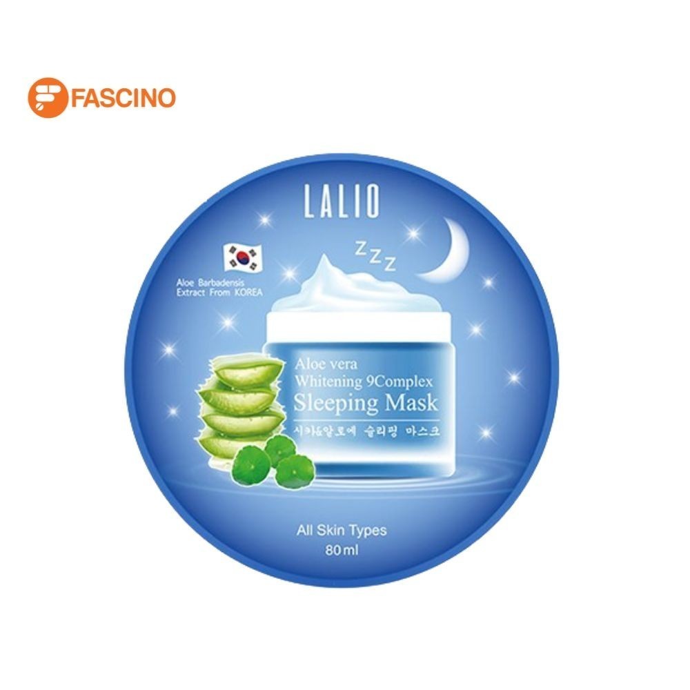 LALIO Aloe Vera Whitening 9 Complex Sleeping Mask สลีปปิ้งมาสก์เพิ่มความชุ่มชื้น (80ml.)