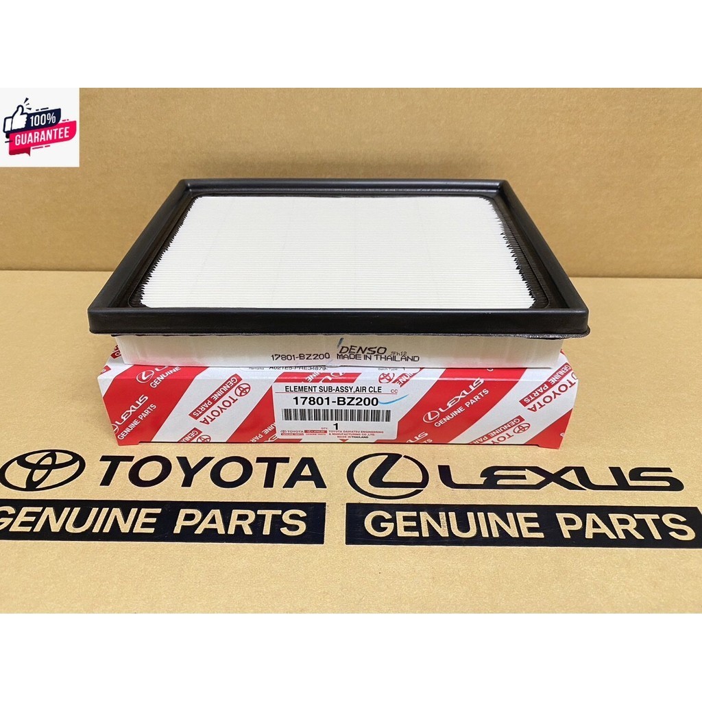 กรองอากาศเครื่องยนต์ TOYOTA VELOZ W101, ใหม่ YARIS ATIV NGC10 year 2022-2023 17801-BZ200 เป็นอะไหล่แ