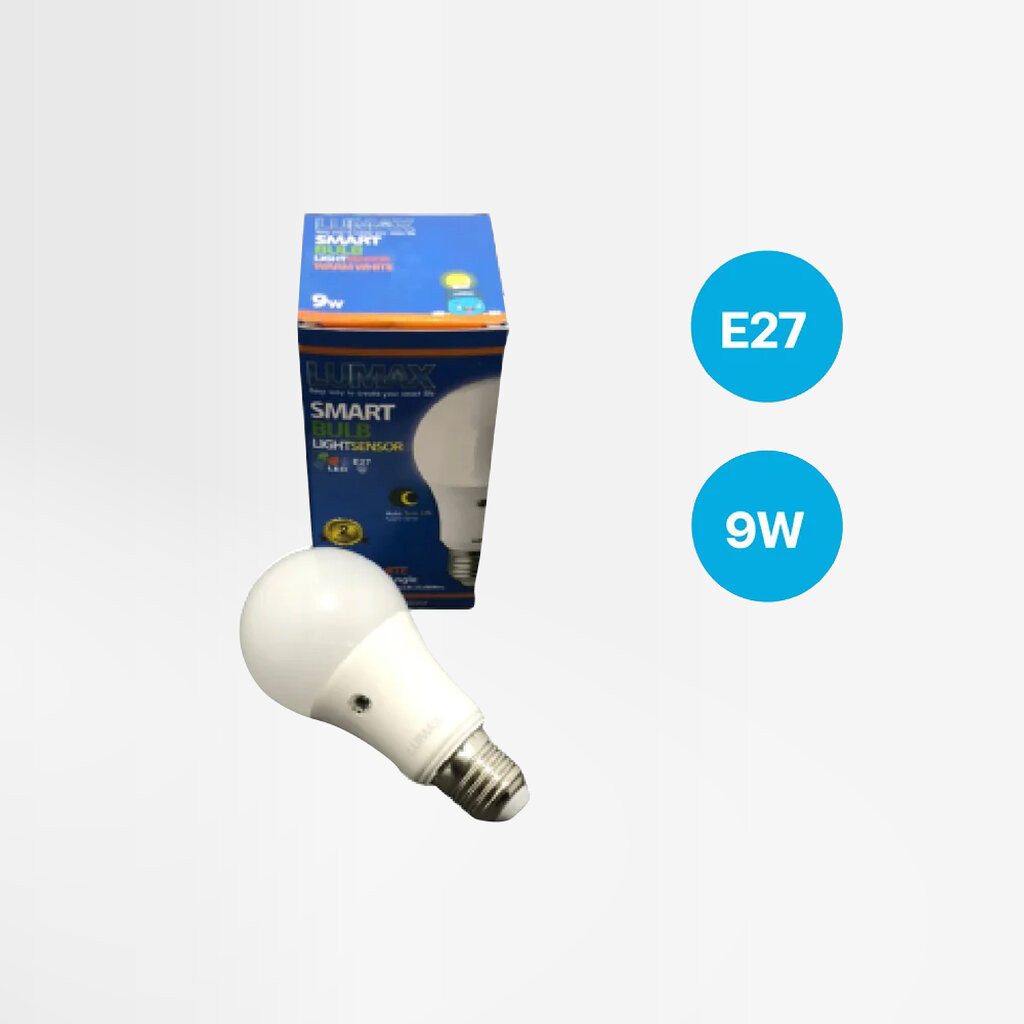 หลอด LED LUMAX E27 SENSOR 9W WW