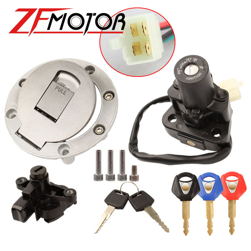 ชุดกุญแจล็อคฝาแก๊สรถจักรยานยนต์ สําหรับ Yamaha XJR XJR1200 XJR1300 XJR400 FZ400