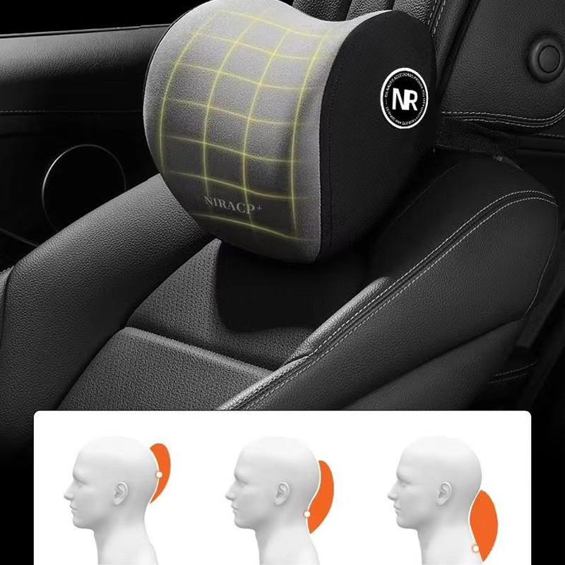 หมอนรองคอรถยนต์ ที่รองพิงหลังสำหรับรถยนต์ 3 in 1 เมมโมรี่โฟม ป้องกันคอและเอว รองไหล่ ที่รองพิง นุ่มและสบาย