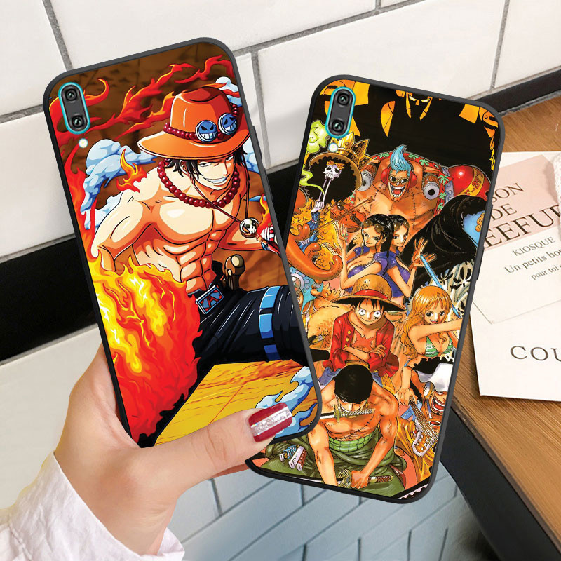 สําหรับ Huawei Y7 Y9 Prime 2017 Pro 2018 2019 Y7P Y8P Silicoen เคสโทรศัพท์ Soft Cover One Piece 4