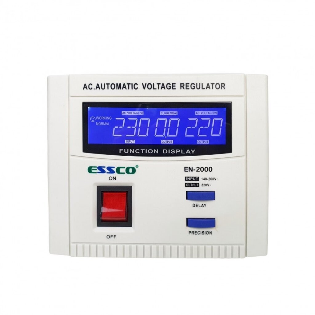 เครื่องปรับและควบคุมแรงดันไฟฟ้า (STABILIZER) ยี่ห้อ ESSCO รุ่น EN-2000 ขนาด 2000VA/1600W