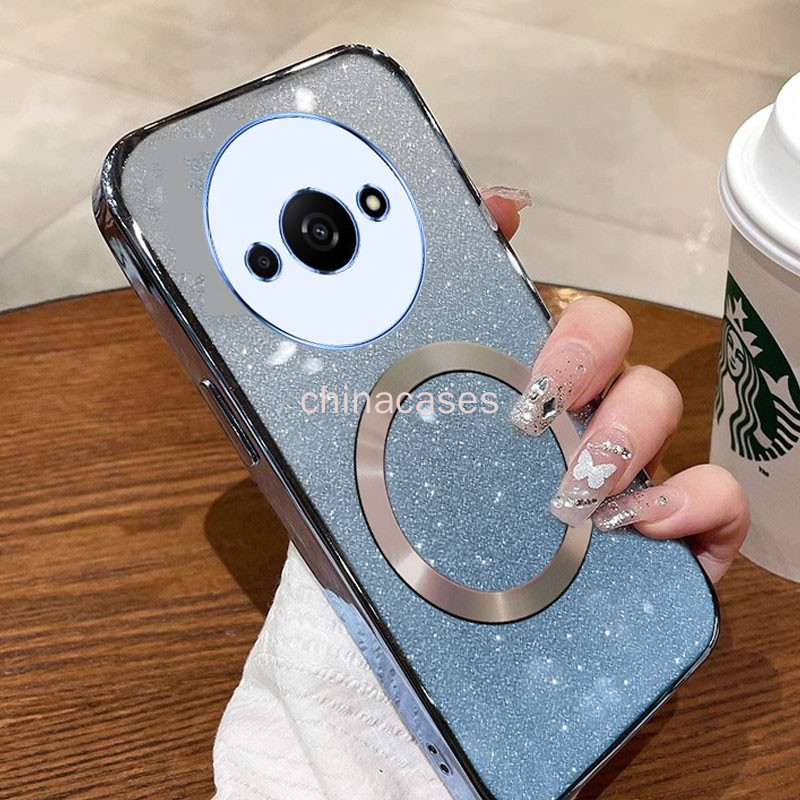 ปลอก redmi A1 redmi A2 redmi A1 PLUS redmi A2 PLUS redmi A3 4G 2024 redmi TURBO 3 เคสโทรศัพท ์ Softcase ซิลิโคนกันกระแทกฝาครอบการออกแบบใหม ่ ไร ้ สายแม ่ เหล ็ กชาร ์ จกรณีใส