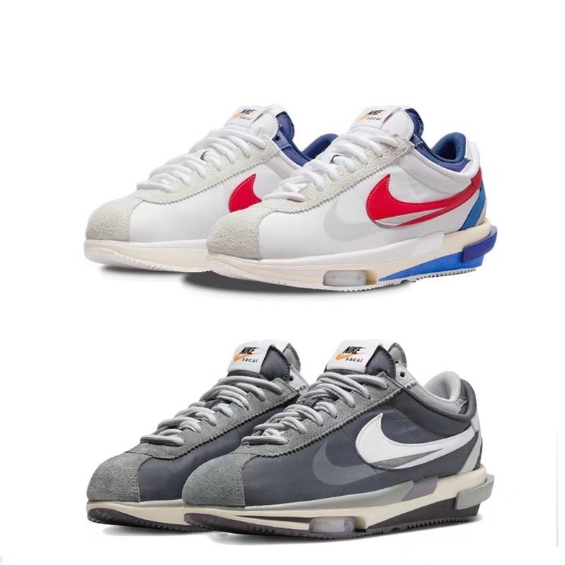 【Official Store】Sacai X Nike Zoom Cortez SP DQ0581-100