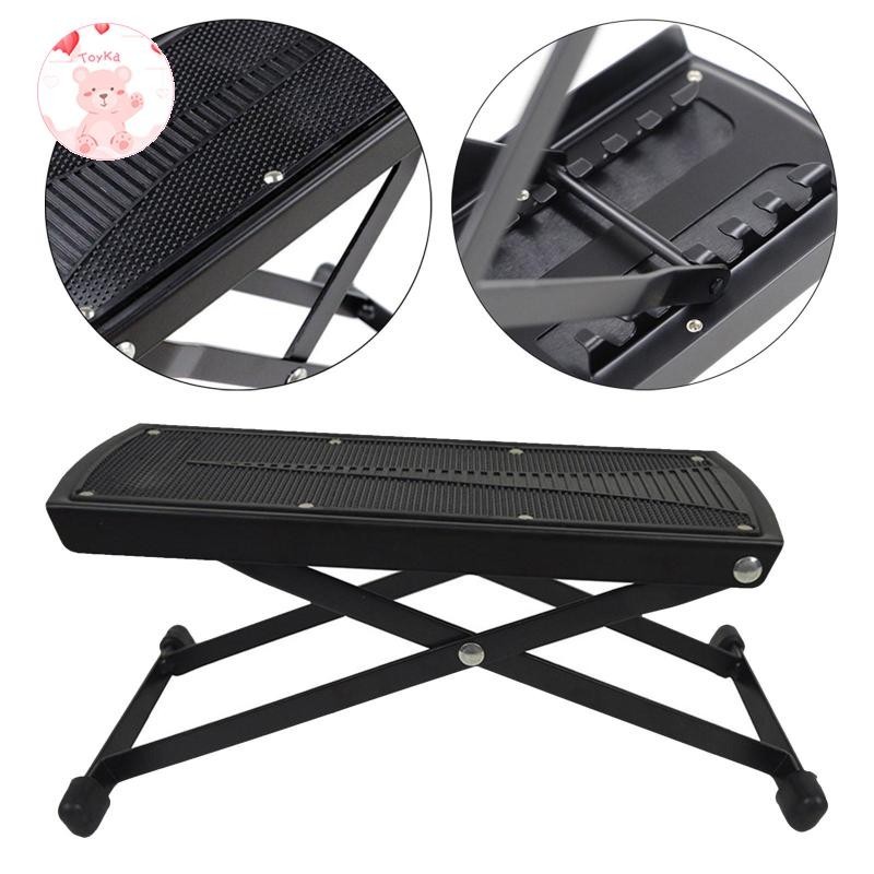 [Whbadguy] Guitar Foot Stool Easy Storage Widen Pedal Guitar Foot Rest สตูลวางเท้าสําหรับ