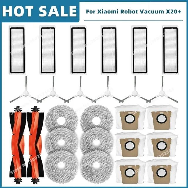 For Xiaomi Robot Vacuum X20+ / X20 Plus อะไหล ่ อุปกรณ ์ เสริมหลักแปรงด ้ านข ้ าง Hepa กรอง Mop ผ ้ าถุงเก ็ บฝุ ่ น - รูปที่ 6