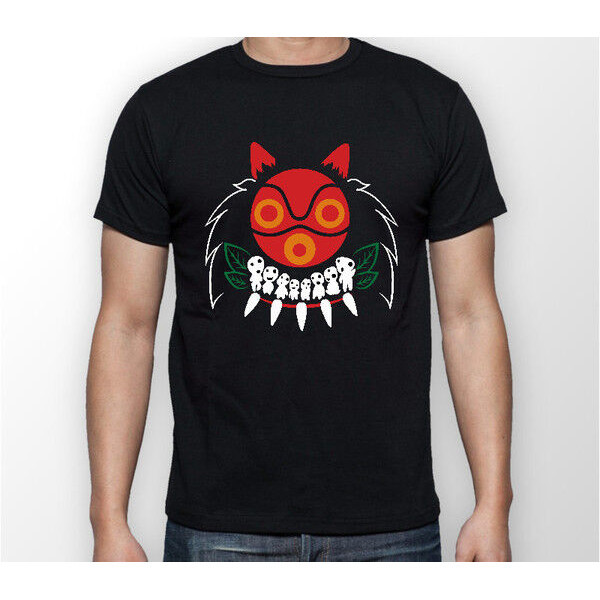 Princess Mononoke Kodama Studio Ghibli อะนิเมะเสื้อยืด Unisex