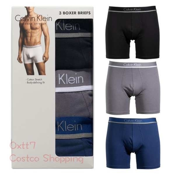 กางเกงใน กางเกงใน ck ในสต็อก Costco ได้เปิดกางเกงบ็อกเซอร์ชาย Calvin Klein ในประเทศกางเกงบ็อกเซอร์ 3 คู่