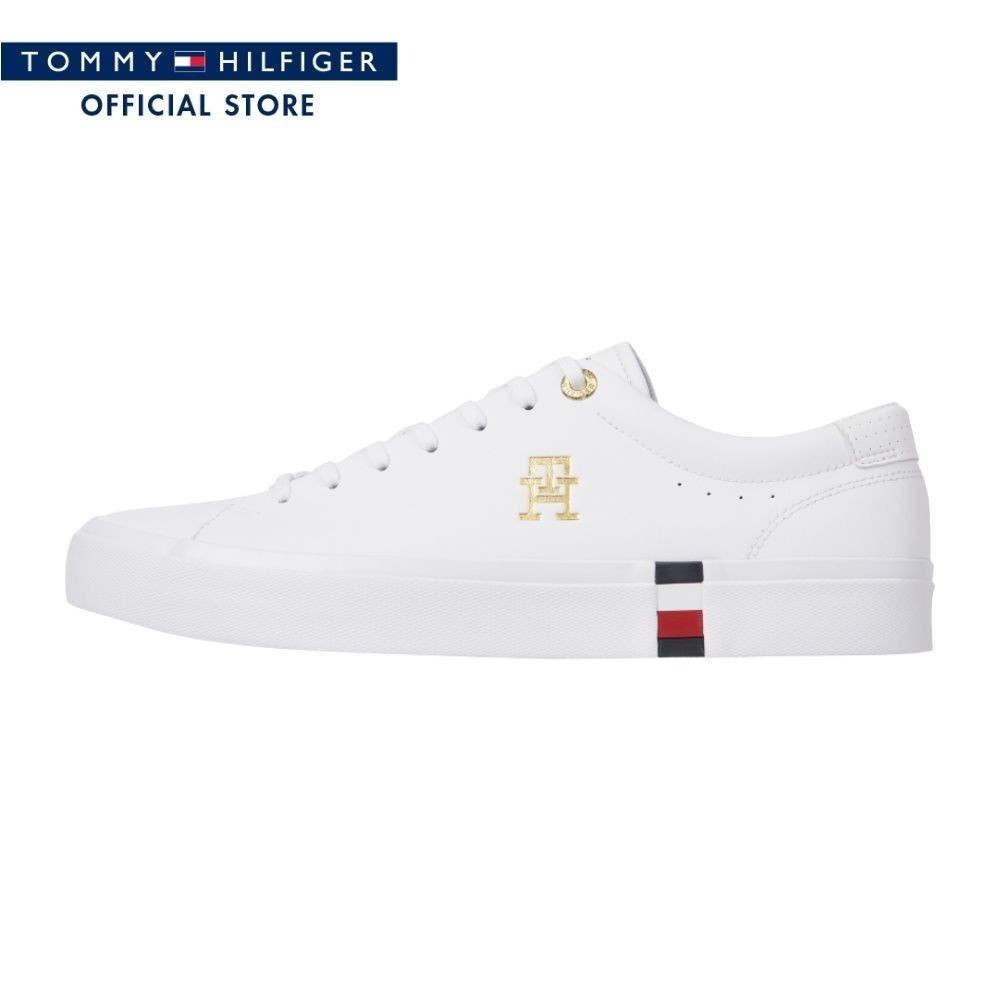 Tommy Hilfiger รองเท้าผ้าใบผู้ชาย รุ่น FM0FM04916 YBS - สีขาว