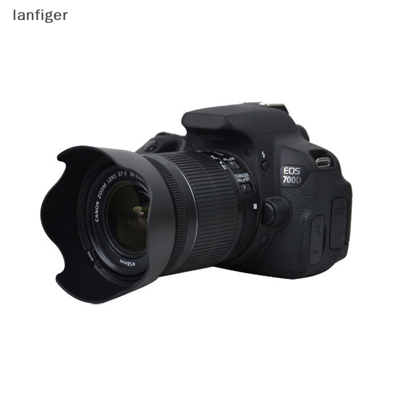 Lanf Reversable EW-63C 58 มม.ew63c เลนส์สําหรับ Canon EF-S 18-55 มม.f/3.5-5.6 IS STM ที่ใช้งานได้ 700D 100D 750D 760D EN