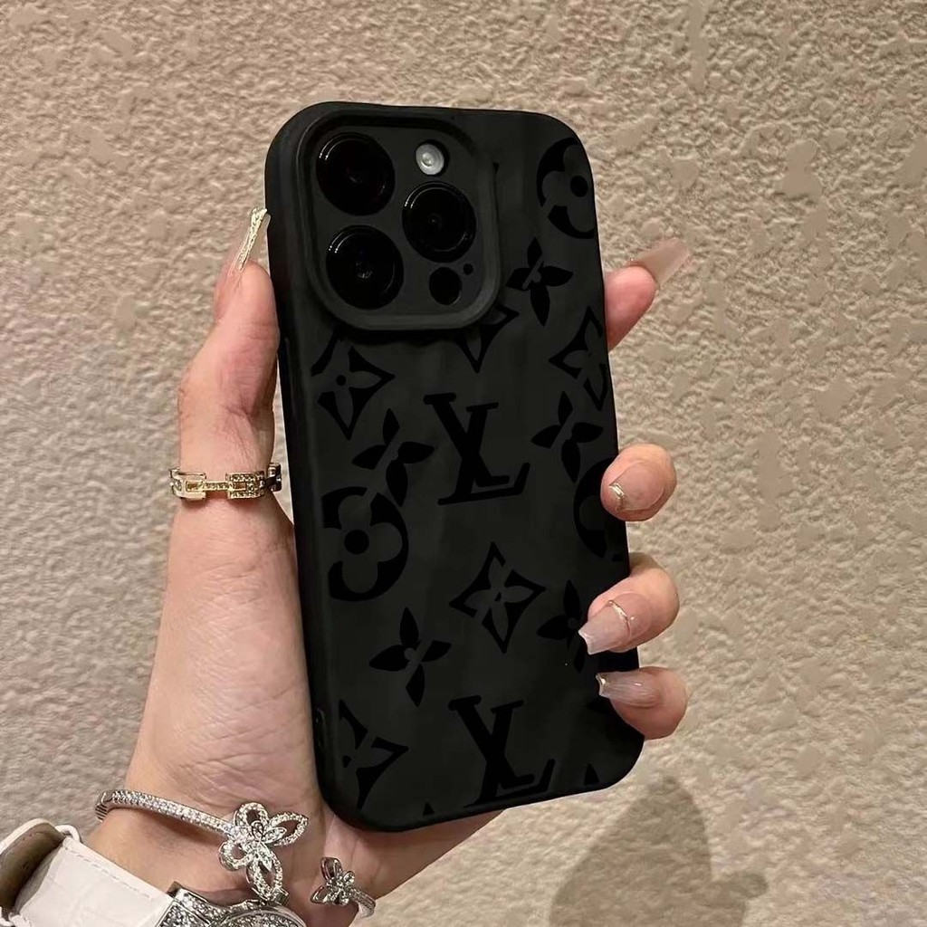 เคสไอโฟน 15/14/13/12/11 Pro max luxury Brand silicone soft Compatible Case iPhone 11,12,13,14,15,16,11PM,12PM,13PM,14PM,15PM,16PM,16Plus,X/Xs, XR,7 +,8Plus