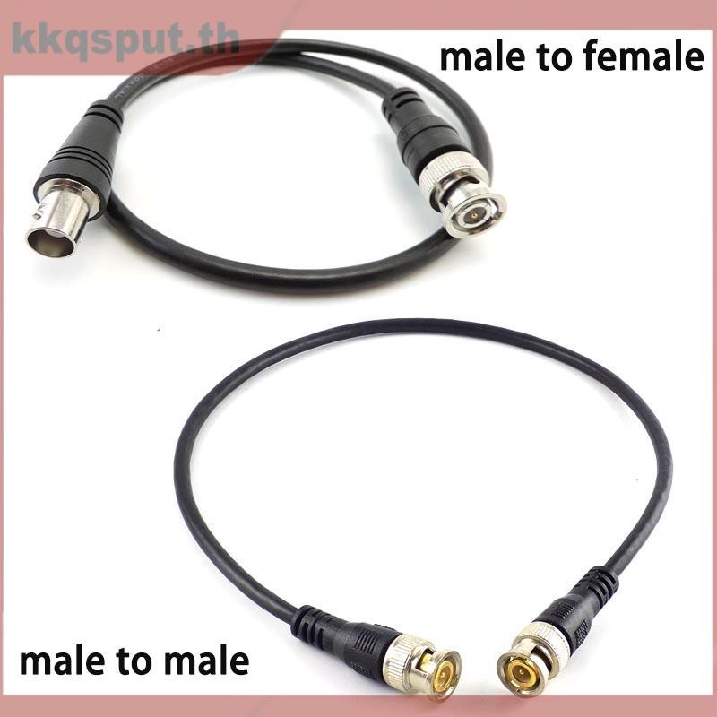 Bnc ชายหญิง Video Connector อะแดปเตอร์สายไฟปลั๊กสําหรับกล้องวงจรปิด TV Security สายโคแอกเซียลกล้อง THK2