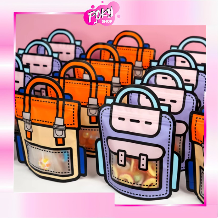 POKY - 6254 กระเป๋า Goodie น่ารักขัดขวางบรรจุภัณฑ์ / ของขวัญที่มีเสน่ห์สําหรับทุกคน