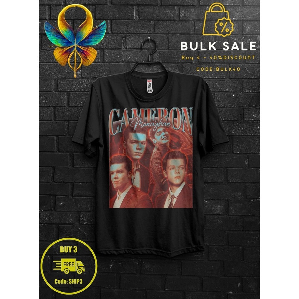 Cameron Monaghan ของขวัญ TShirt ตลกสำหรับเกย์ Ian Gallagher Shameless Liam และ Carl Gallagher