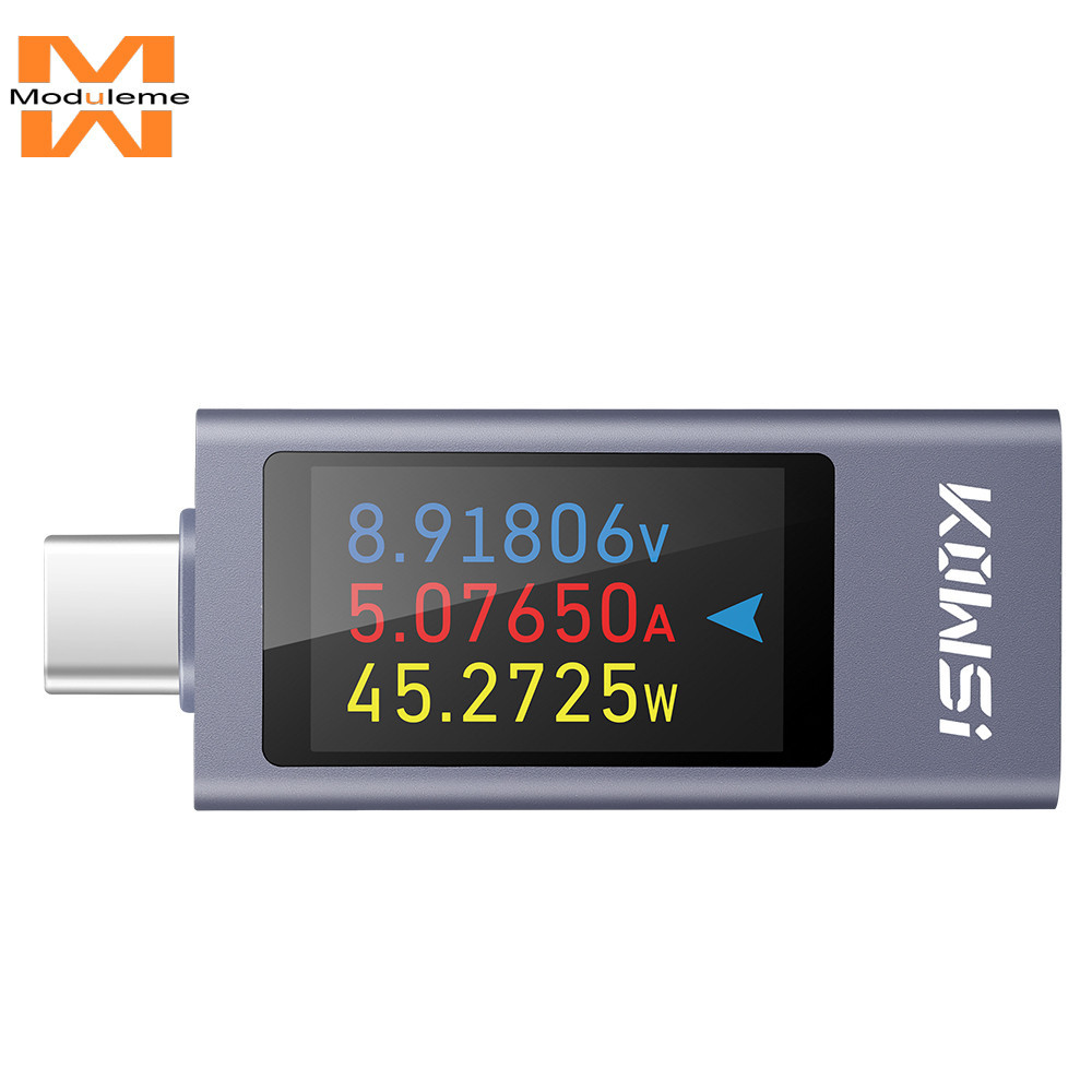 Kws-2303c DC4-30V 0-12A 1.06 นิ้วจอแสดงผล TFT หน้าจอสีมัลติฟังก์ชั่นดิจิตอล Type-C เครื่องทดสอบแรงดั
