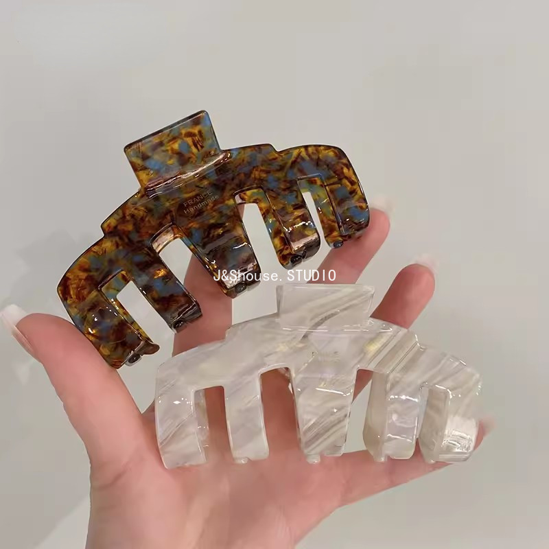 เคเอฟ778 เกาหลีขนาดใหญ่คุณภาพสูงอะซิเตทผมกรงเล็บคลิปจํานวนมากผมผู้หญิงอุปกรณ์เสริม - รูปที่ 5