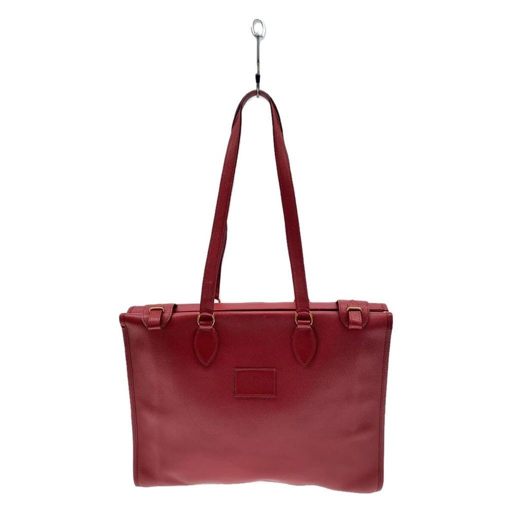 HERMES Tote Bag Red Leather Direct from Japan Secondhand